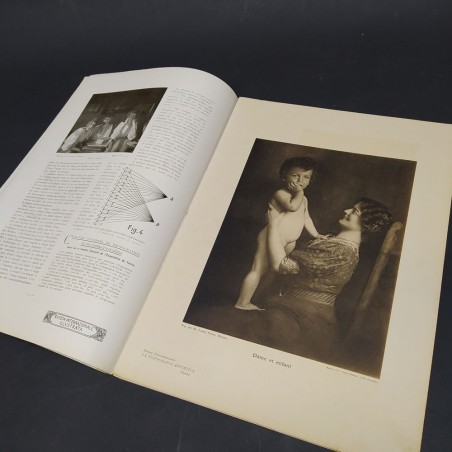 Rivista La fotografia artistica num. 1, 1911 in francese e italiano. Sbucciature