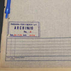 Progetto d'archivio di automobile van dello studio Pininfarina 1985, 39 disegni 2