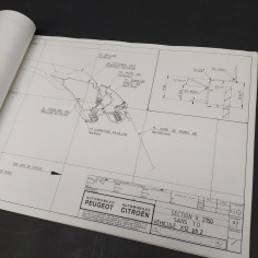 Progetto dell'automobile Citroen XM classificato confidenziale, datato 1999 2