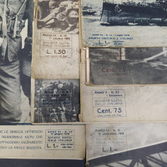 Lotto di 15 riviste Il secolo illustrato 1917-1918. Macchie diffuse e strappi 2