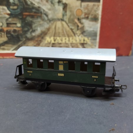 Set Marklin 3103 scala H0 loco vapore carri e carro gru, binari