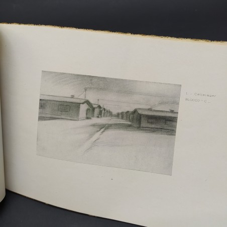 Raccolta di stampe di disegni di Francesco Nonni "Cellelager" 1917-1918