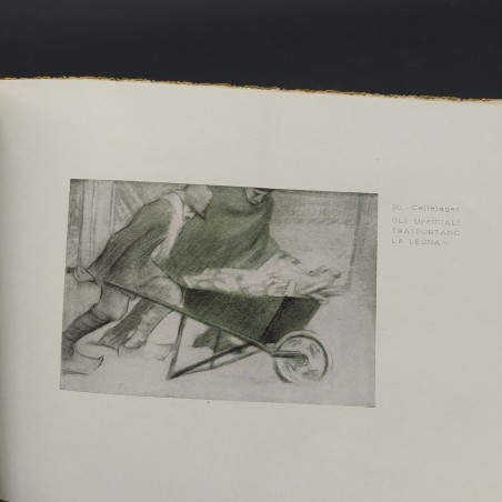 Raccolta di stampe di disegni di Francesco Nonni "Cellelager" 1917-1918