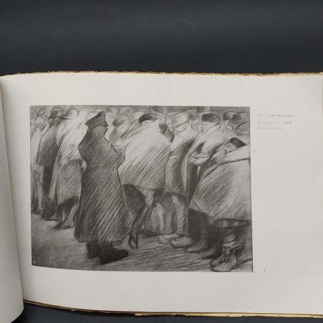 Raccolta di stampe di disegni di Francesco Nonni "Cellelager" 1917-1918