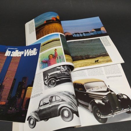 Lotto di 3 riviste In Aller Welt Mercedes annate 1986, 1987 in italiano