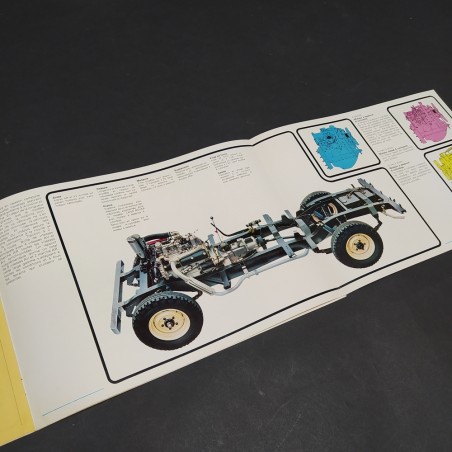 Catalogo delle vetture Land Rover Chassis Long 109'' in francese con pieghe