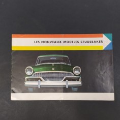 Catalogo delle vetture Studebaker in lingua francese, anni '50. Ingrigimento