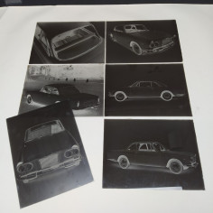 Lotto di 10 lastre fotografiche in vetro ritraenti automobili, probabili Sunbeam 2