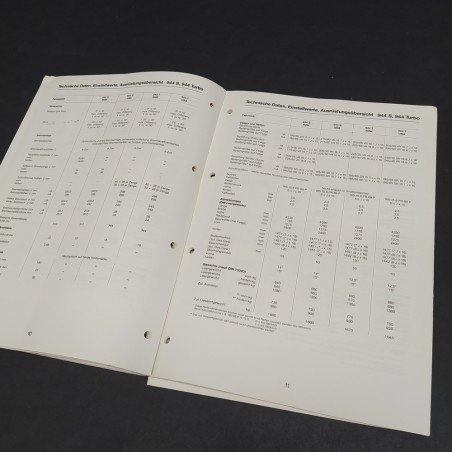Manuale Service e informazioni tecniche vetture Porsche 924S；944；944 S；944turbo