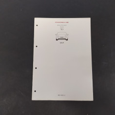 Manuale Service e informazioni tecniche vetture Porsche 968 del 1993 in tedesco