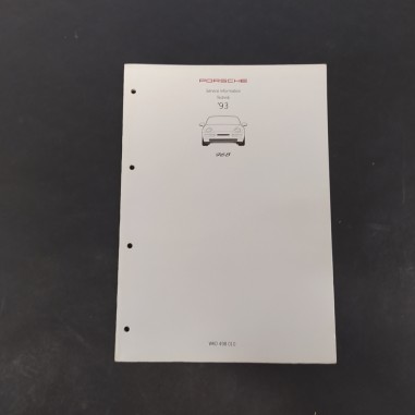 Manuale Service e informazioni tecniche vetture Porsche 968 del 1993 in tedesco
