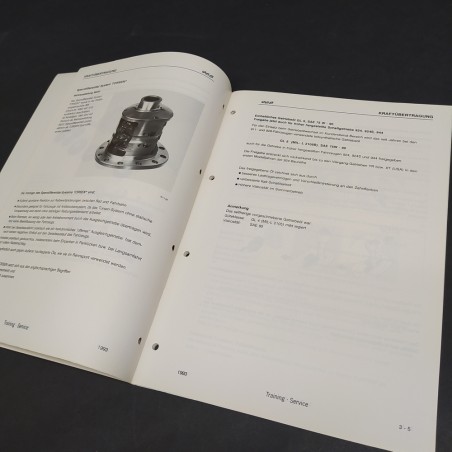 Manuale Service e informazioni tecniche vetture Porsche 968 del 1993 in tedesco