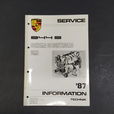 Manuale Service Schema di controllo DME vetture Porsche 944S del 1987
