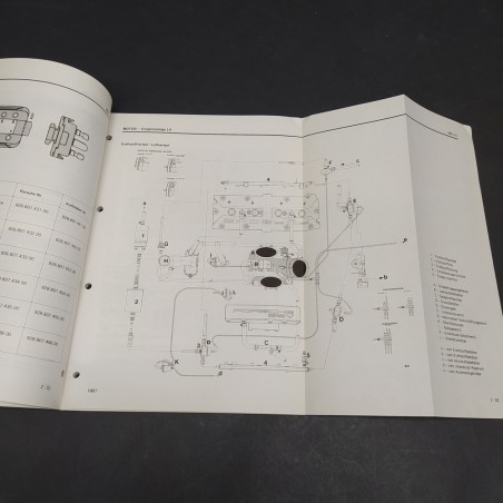 Manuale Service e informazioni tecniche vetture Porsche 928 S4 del 1987