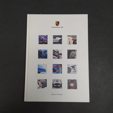 Catalogo del museo Porsche di Stoccarda in inglese, copertina rigida, 160 pagine