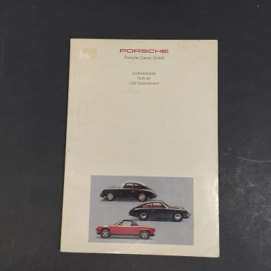 Catalogo parti di ricambio vetture Porsche Classic in tedesco, inglese, francese