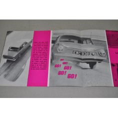 PROSPEKT DEPLIANT BROCHURE FORD CORTINA GT - 2 PAGINE ITALIANO 2