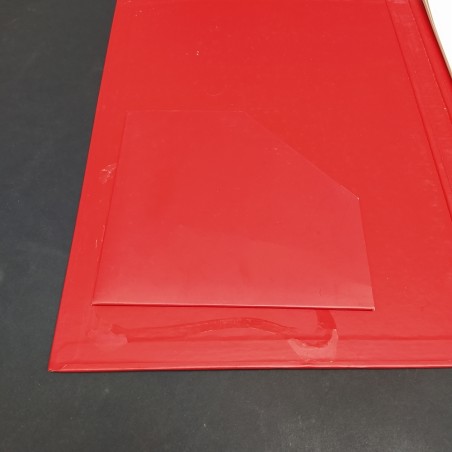Cartellina Alfa Romeo GTV Prova in pista con blocco di fogli bianchi intestati