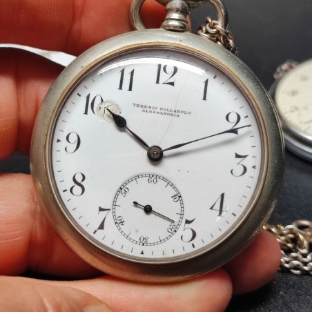 Lotto di 7 orologi da taschino alcuni in argento