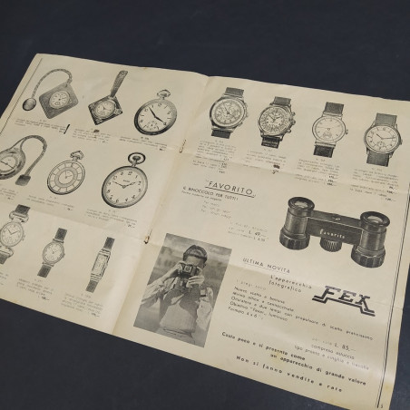 Catalogo 1941 Fabbrica orologi e cronografi Stadio