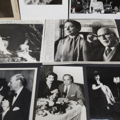 Lotto di 8 foto e cartoline cantante Maria Callas anni '60 2