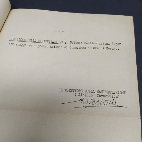 Norme trofeo Automobilistico Supercortemaggiore 1952