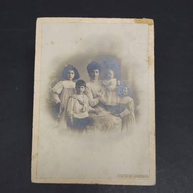 Foto Regina Elena figli Jolanda, Giovanni, Mafalda, Umberto