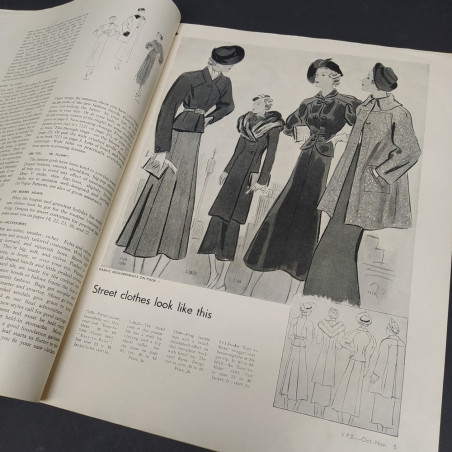 Rivista Vogue Ottobre Novembre 1935 foro angolare