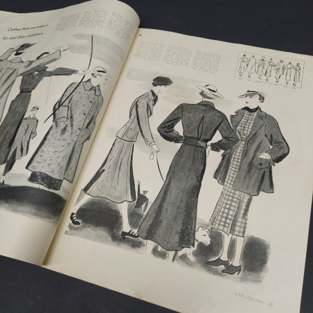 Rivista Vogue Ottobre Novembre 1935 foro angolare