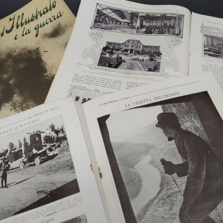 Lotto di 4 riviste Lo Sport Illustrato e la Guerra anno 1916