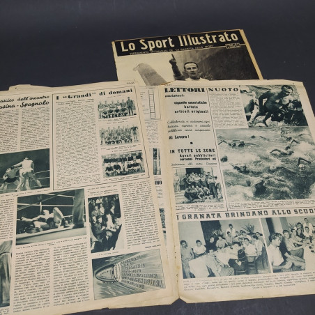 Lotto di 2 riviste Lo sport illustrato 12 maggio 1949 e Goal 16 luglio 1946