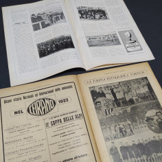 Lotto di 2 riviste Propaganda sportiva di Ali e Motori 1923 2