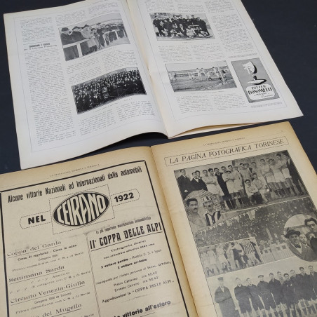 Lotto di 2 riviste Propaganda sportiva di Ali e Motori 1923
