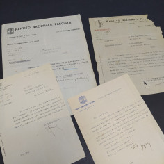 Lotto di 4 documenti periodo 1932-1943 per Fernando Assirelli RACI 2