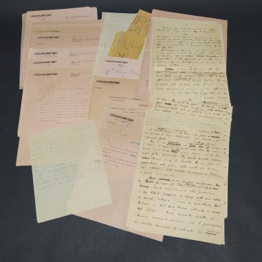 Documenti corrispondenza giornalista Bertazzoni e La Gazzetta dell Sport anni 30