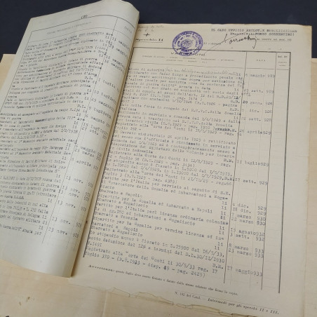 Regio Essercito Stato di servizio Bertazzoni Luigi aggiornato al 1940
