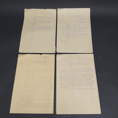 Lotto di 4 lettere una a Graziani da Bertazzoni 1931 e 1935