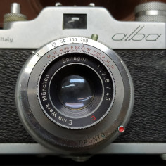 Macchina fotografica Alba usata vistose ossidazioni diaframma bloccato 2