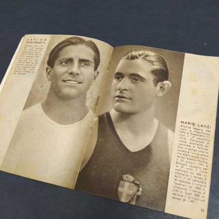 Volumetto Prontuario Campioni dello sport anno1942