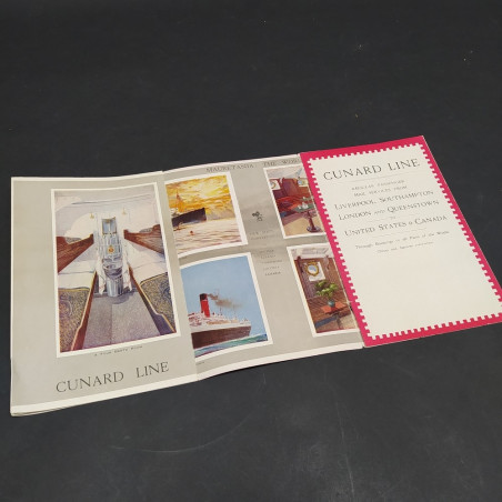 Catalogo Lunard Line piroscafi Europa America. 3° classe