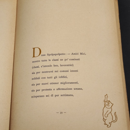 Volume Le scene comiche - Cinematografo poetico di Vamba 1913 con autografo