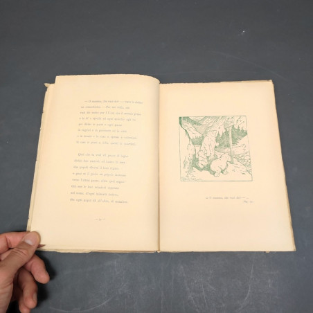 Volume Le scene comiche - Cinematografo poetico di Vamba 1913 con autografo