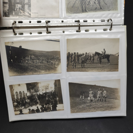 Lotto di 200 cartoline, tesserini e fotografie dell'Accademia Militare di Modena