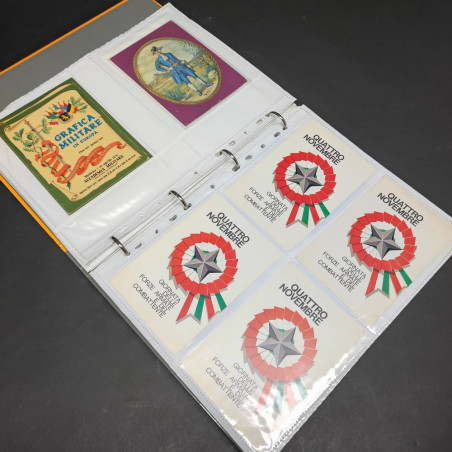 Lotto di 200 cartoline, tesserini e fotografie dell'Accademia Militare di Modena