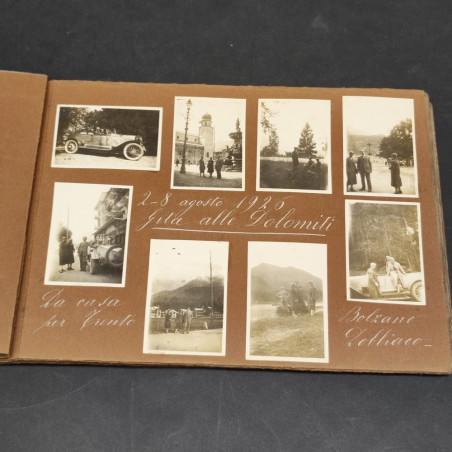 Album fotografico anni 1925-26-27, gite di famiglia. Ingiallimenti