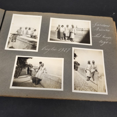 Album fotografico anni 1925-26-27, gite di famiglia. Ingiallimenti