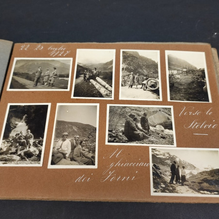 Album fotografico anni 1925-26-27, gite di famiglia. Ingiallimenti