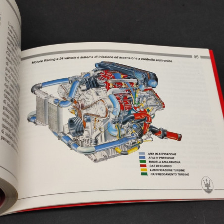 Libretto uso e manutenzione delle vetture Maserati racing 1991.Ottime condizioni