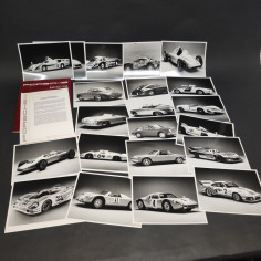 Cartellina Porsche Museum 1986 con notizie stampa e foto. Ingrigimenti e strappi 2