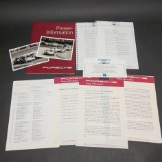 Cartellina stampa Porsche Presse-Information in tedesco, francese, italiano 2